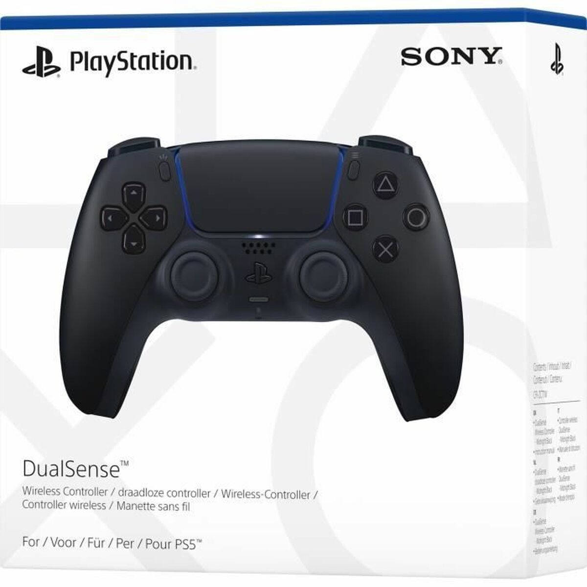 Telecomandă Jocuri Gaming PS5 Sony 2974507 Negru Bluetooth 5.1